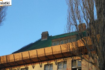  Mocna siatka zabezpieczająca dach i dachówki 