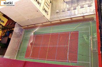  Piłkochwyty na boisko w szkolne do piłki nożnej, 4,5x4,5 cm, 3 mm — Dobry piłkochwyt z siatek 