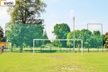  Ogrodzenie z polipropylenu Siatka na ogrodzenie boiska do piłki nożnej Siatka zabezpieczająca boisko 