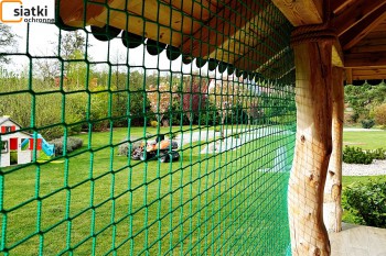  Mocna siatka z dużym oczkiem na altankę ogrodową 