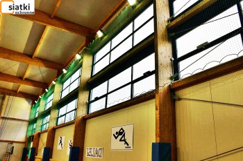  Siatki na hale sportową piłkochwyty na ściany i okna, dzielące hale sportową 