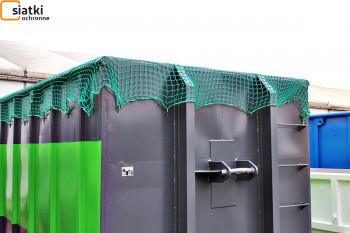  Siatki na kontenery - tania siatka zabezpieczająca — Dobre zabezpieczenie siatką kontenera 