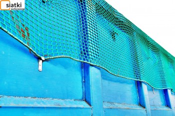  Siatki na kontenery - sznurkowa siatka na zamawiany wymiar — Dobre zabezpieczenie siatką kontenera 