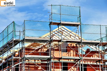  Siatka na rusztowanie - zabezpieczenie prac budowlanych — Dobre zabezpieczenie siatkami rusztowań 